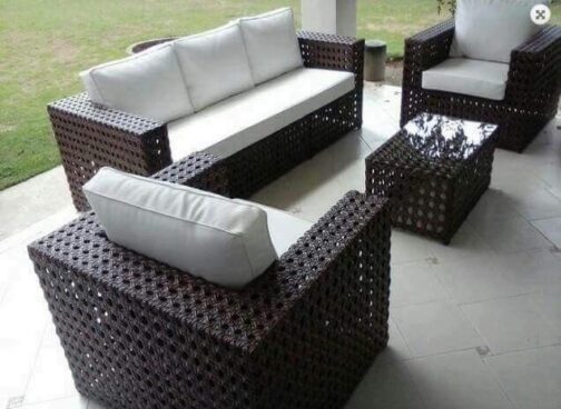 5 Seater Patio Sofa Set (one 3 Seater + 2 Single Seaters) | Patio Outdoor Sofa Sets