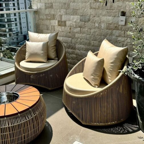 Patio Singles Chairs (Pair Set)